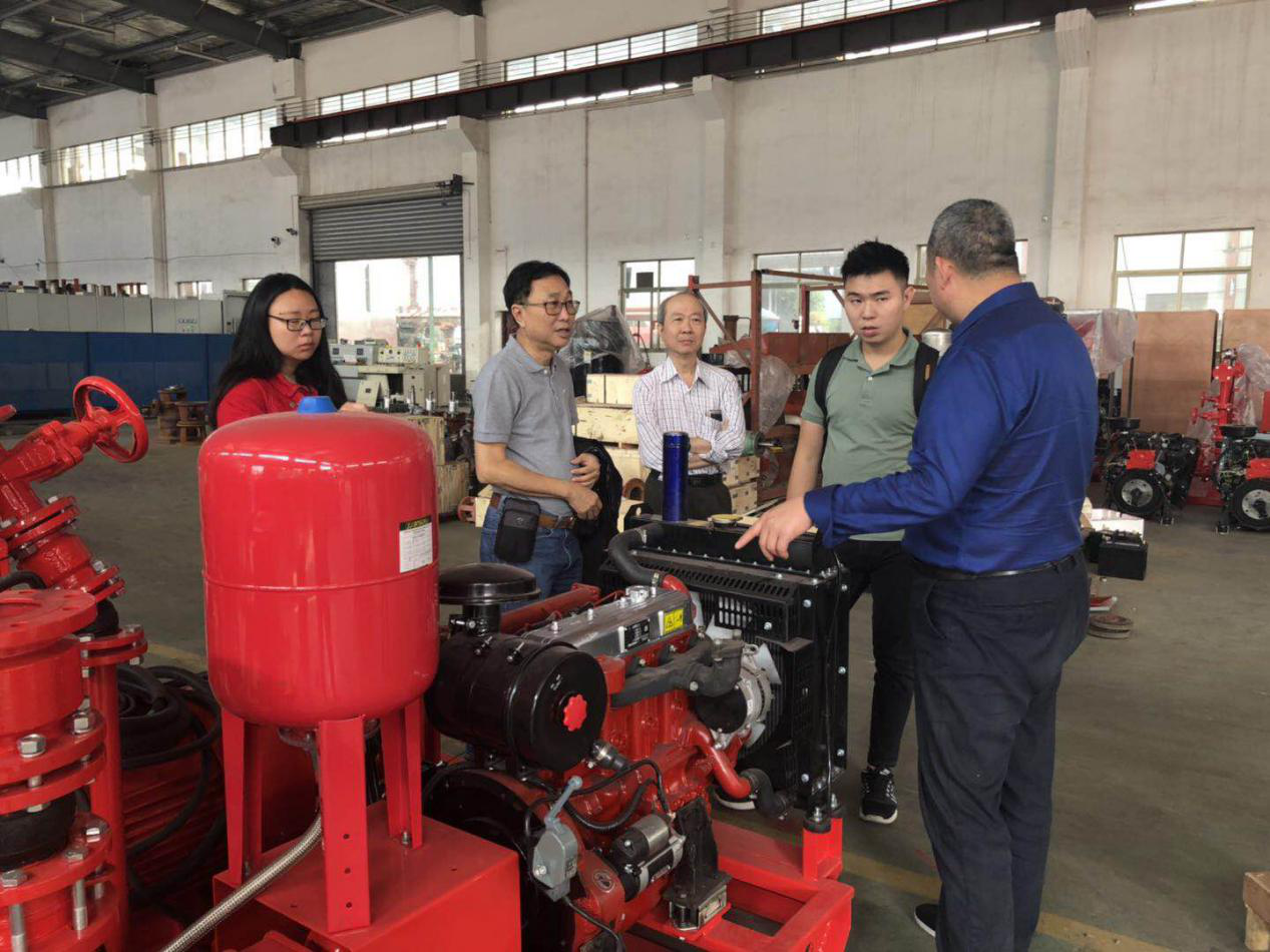 不远万里，新加坡这家公司采购柴油机消防泵特地跑来衢州