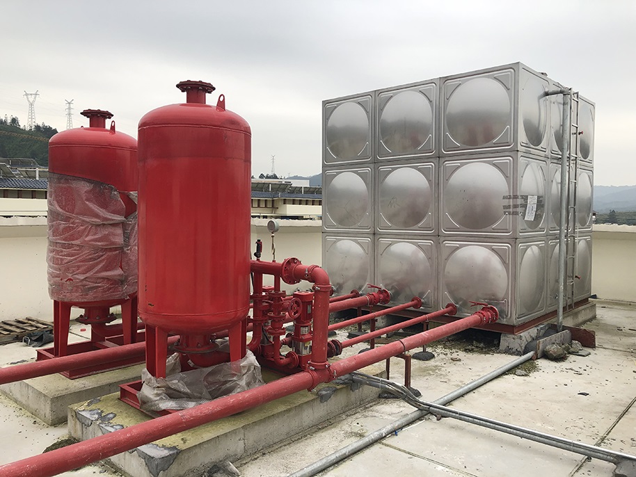山东德州消防泵供水设备安装调试完成！
