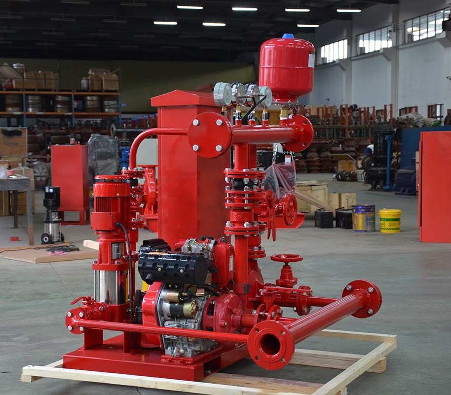 上海喜之泉3CF认证EDJ双动力柴油机消防泵组
